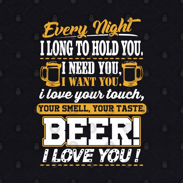 Beer I Love You Funny Quotes Apparel by newera